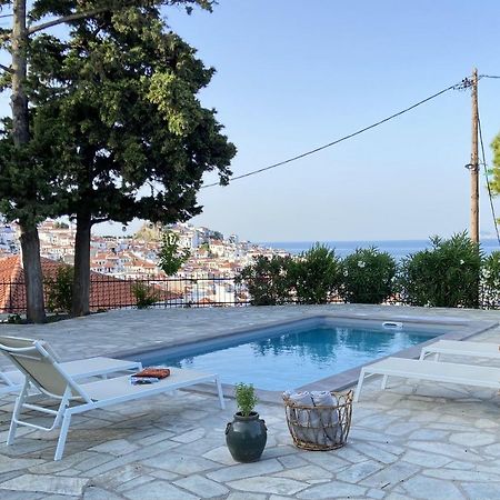 Villa Icelle Skopelos Town Sea View Swimming Pool Ngoại thất bức ảnh